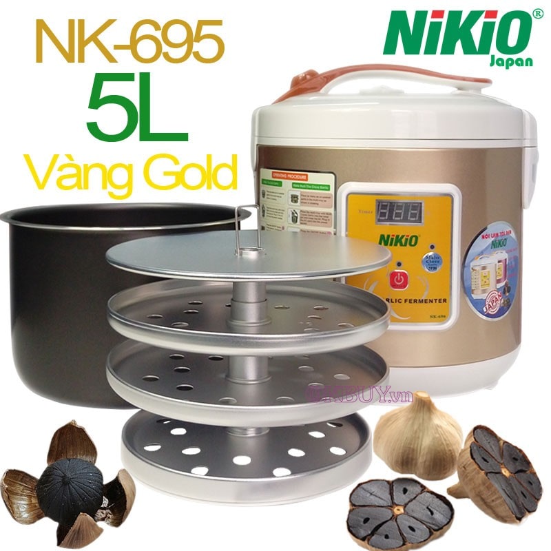Máy làm tỏi đen Nikio NK-695 giúp làm ra tỏi đen thơm ngon, chất lượng