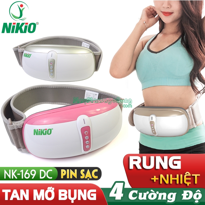 Máy massage bụng pin sạc Nikio NK-169DC