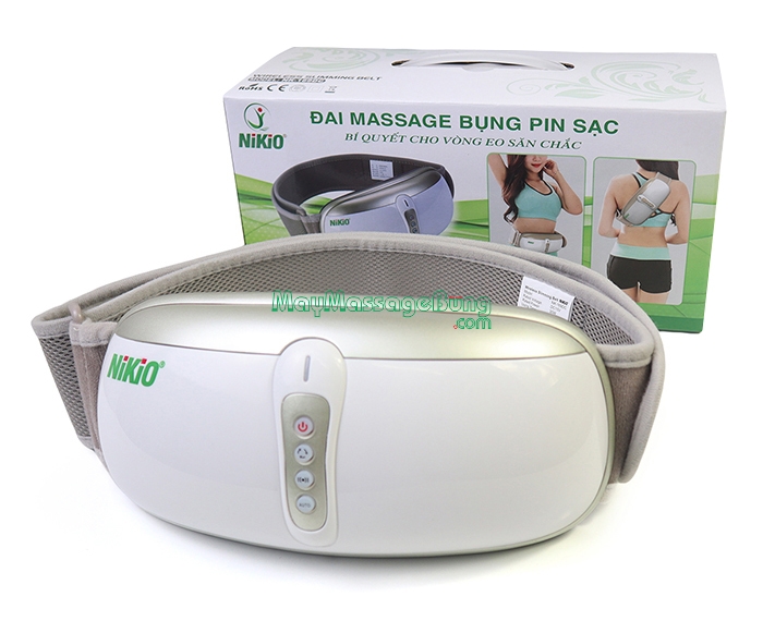 Máy massage bụng pin sạc 4 cường độ massage Nikio NK-169DC