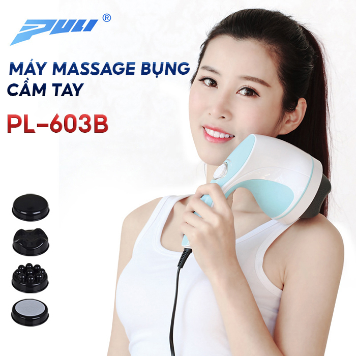 Máy massage bụng cầm tay hồng ngoại Puli PL-603B