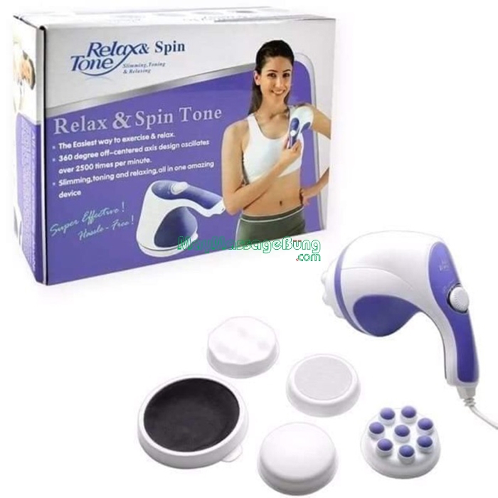 Máy massage bụng cầm tay Relax & Spin Tone A781 - 4 đầu