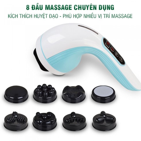 Máy massage bụng cầm tay cấm điện Puli PL-607AC3 - 8 đầu