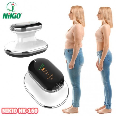 Máy massage bụng Nikio NK-160 - Giảm mỡ bụng và toàn thân với công nghệ EMS và ánh sáng sinh học hiệ