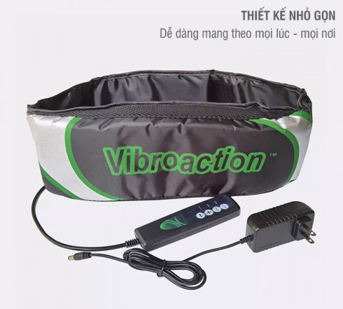 Đai massage rung giảm mỡ bụng Vibroaction hàng chính hãng giá rẻ