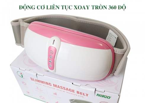 Máy massage bụng xoay 360 độ rung lắc đánh tan mỡ thừa Nikio NK-169