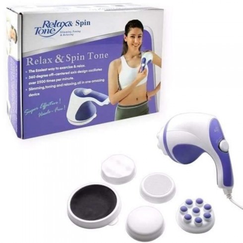 Máy massage bụng cầm tay Relax & Spin Tone A781 - 4 đầu