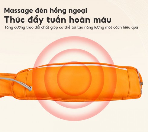 Đai massage bụng giảm mỡ cao cấp Hàn Quốc Puli PL-906