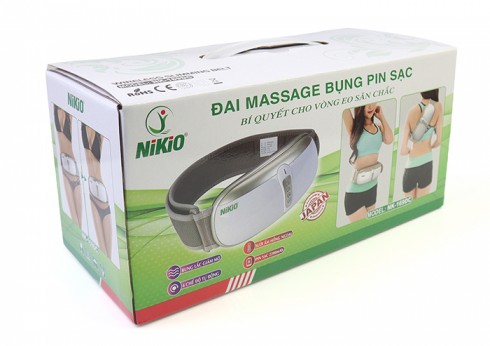 Máy massage bụng giảm mỡ Nikio NK-169DC - Công nghệ rung lắc hồng ngoại tiên tiến mới