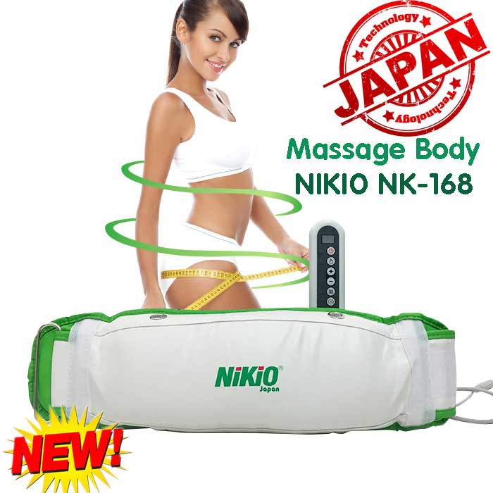 Video máy massage bụng Nikio NK-168 - Rung nóng giảm mỡ bụng
