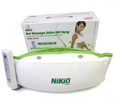 Video Máy massage tan mỡ bụng rung nóng Nhật Bản Nikio NK-168 cải tiến đột phá